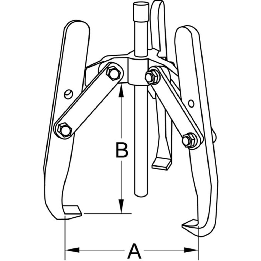 Extracteur universel à trois griffes 3