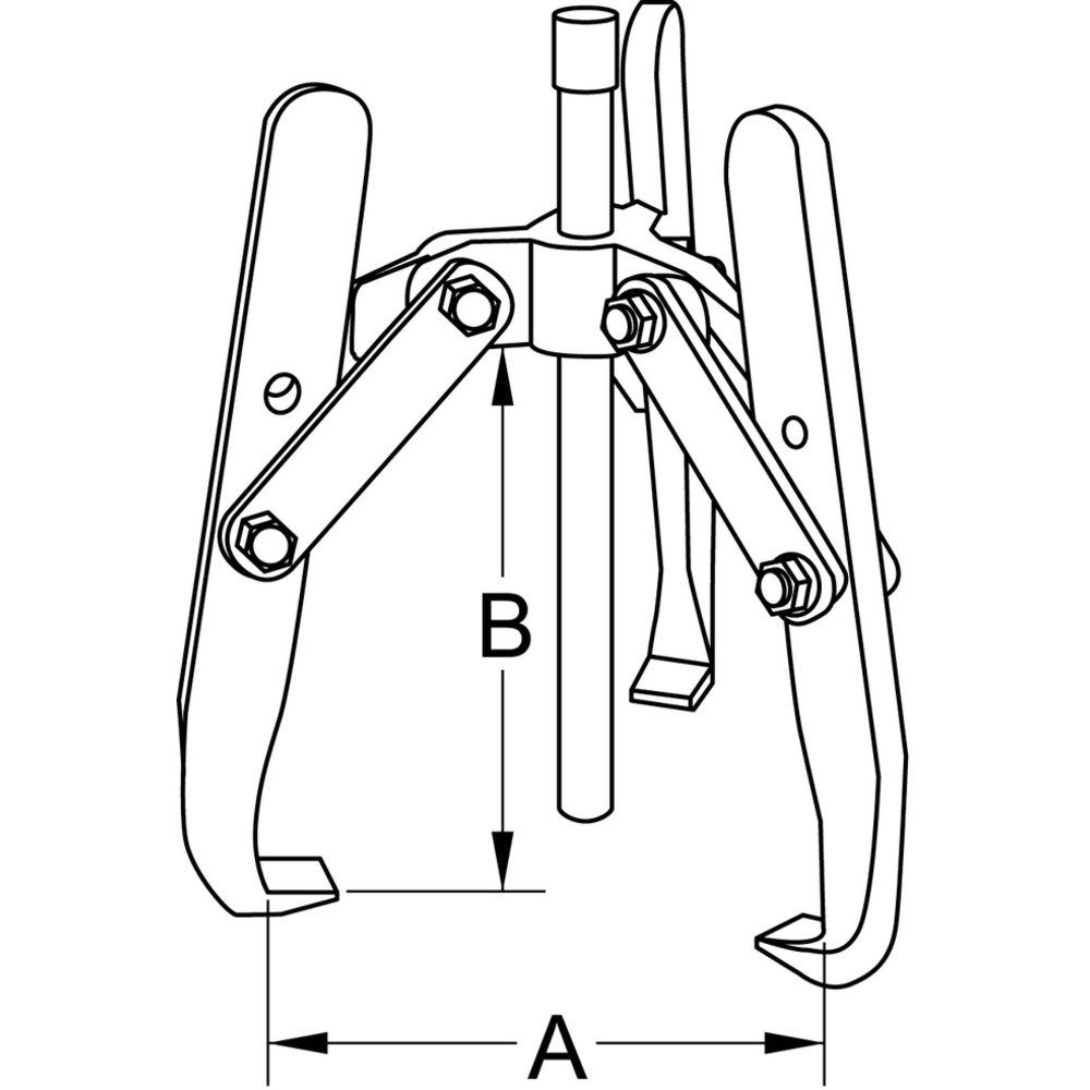 Extracteur universel à trois griffes 3