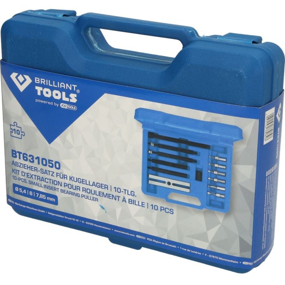 Kit d’extracteur de roulement 10 pcs BRILLIANT TOOLS - KS TOOLS - BT631050