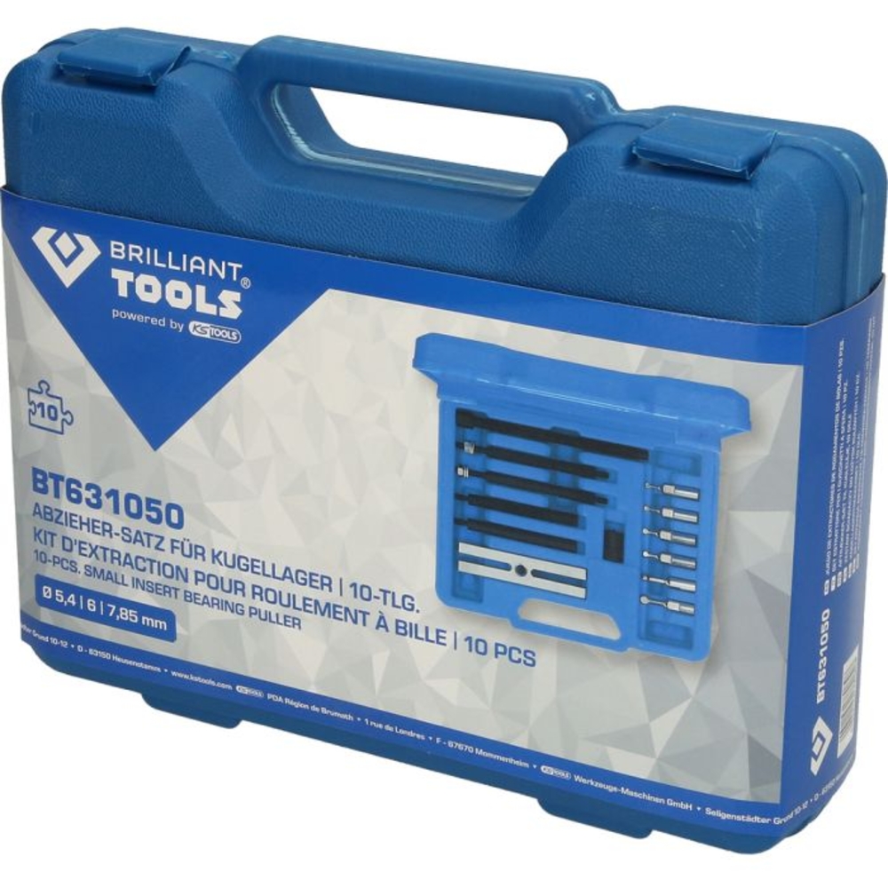 Kit d’extracteur de roulement 10 pcs BRILLIANT TOOLS - KS TOOLS - BT631050