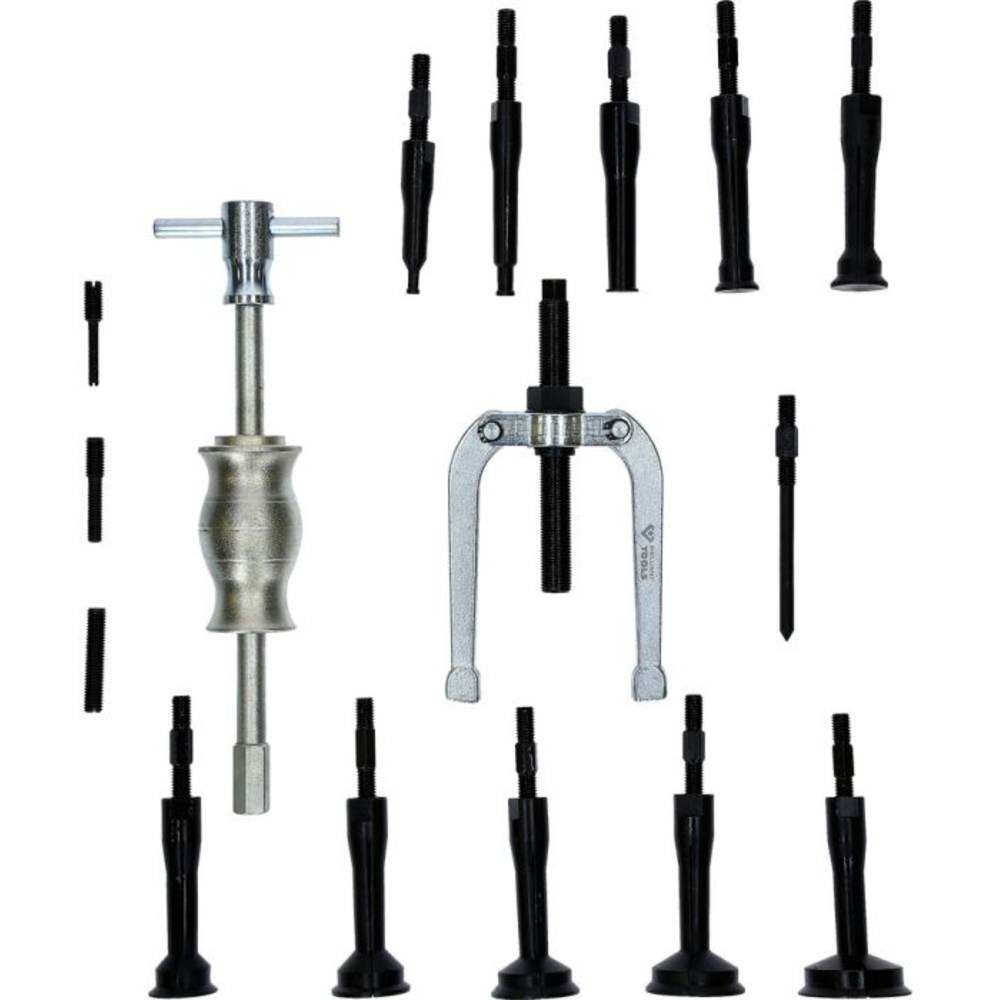 Kit d’extracteur de roulement intérieur 16 pcs BRILLIANT TOOLS - KS TOOLS - BT631150