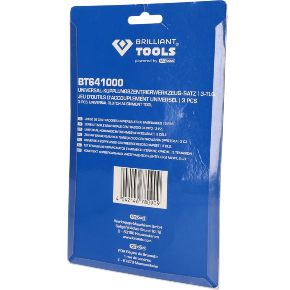 Centreur d'embrayage universel 3 pcs BRILLIANT TOOLS - KS TOOLS - BT641000