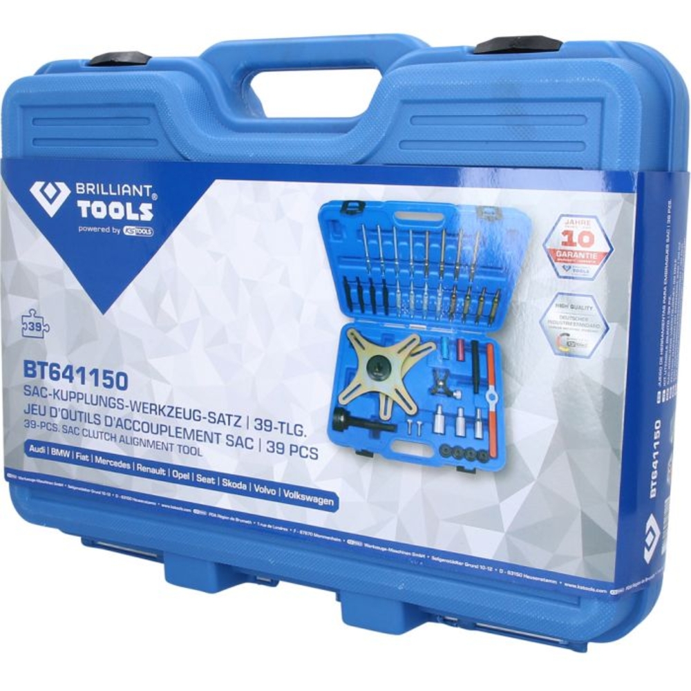 Jeu d’outils de centrage pour embrayage SAC 39 pcs BRILLIANT TOOLS - KS TOOLS - BT641150