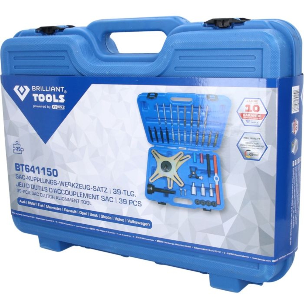 Jeu d’outils de centrage pour embrayage SAC 39 pcs BRILLIANT TOOLS - KS TOOLS - BT641150