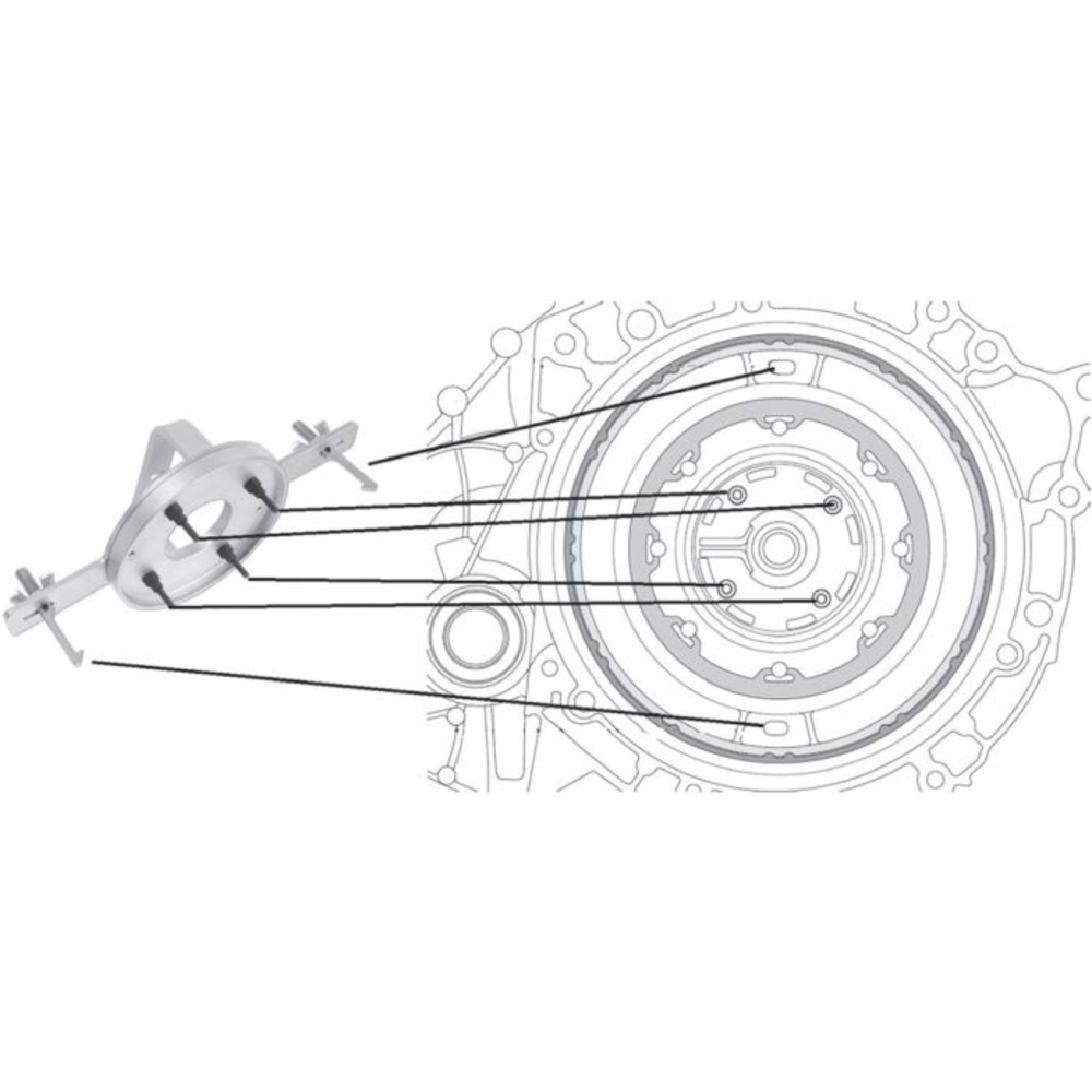 Jeu d'outils pour embrayage DCT pour Ford / Volvo BRILLIANT TOOLS - KS TOOLS - BT641240