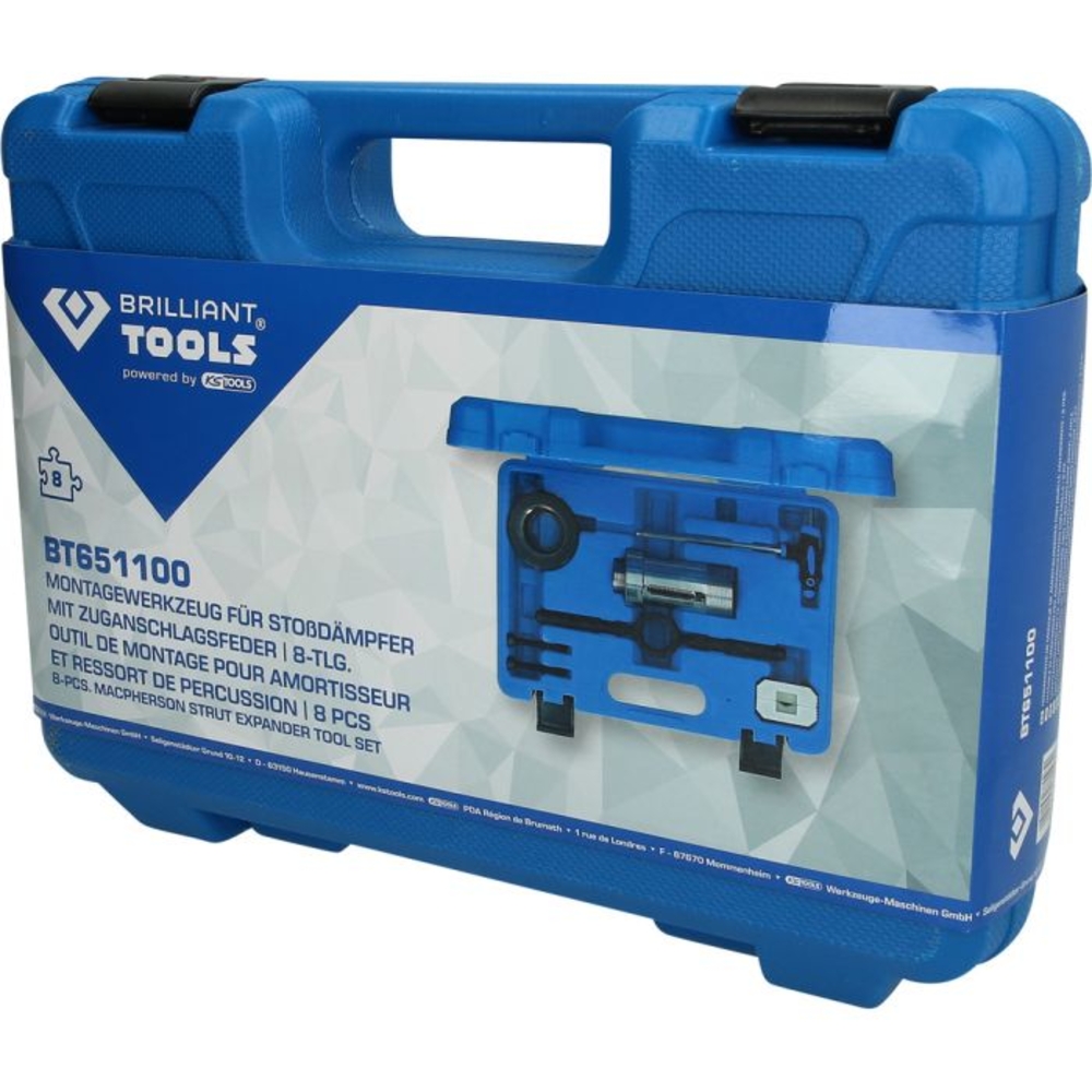Outil de montage pour amortisseur et ressort 8 pcs BRILLIANT TOOLS - KS TOOLS - BT651100