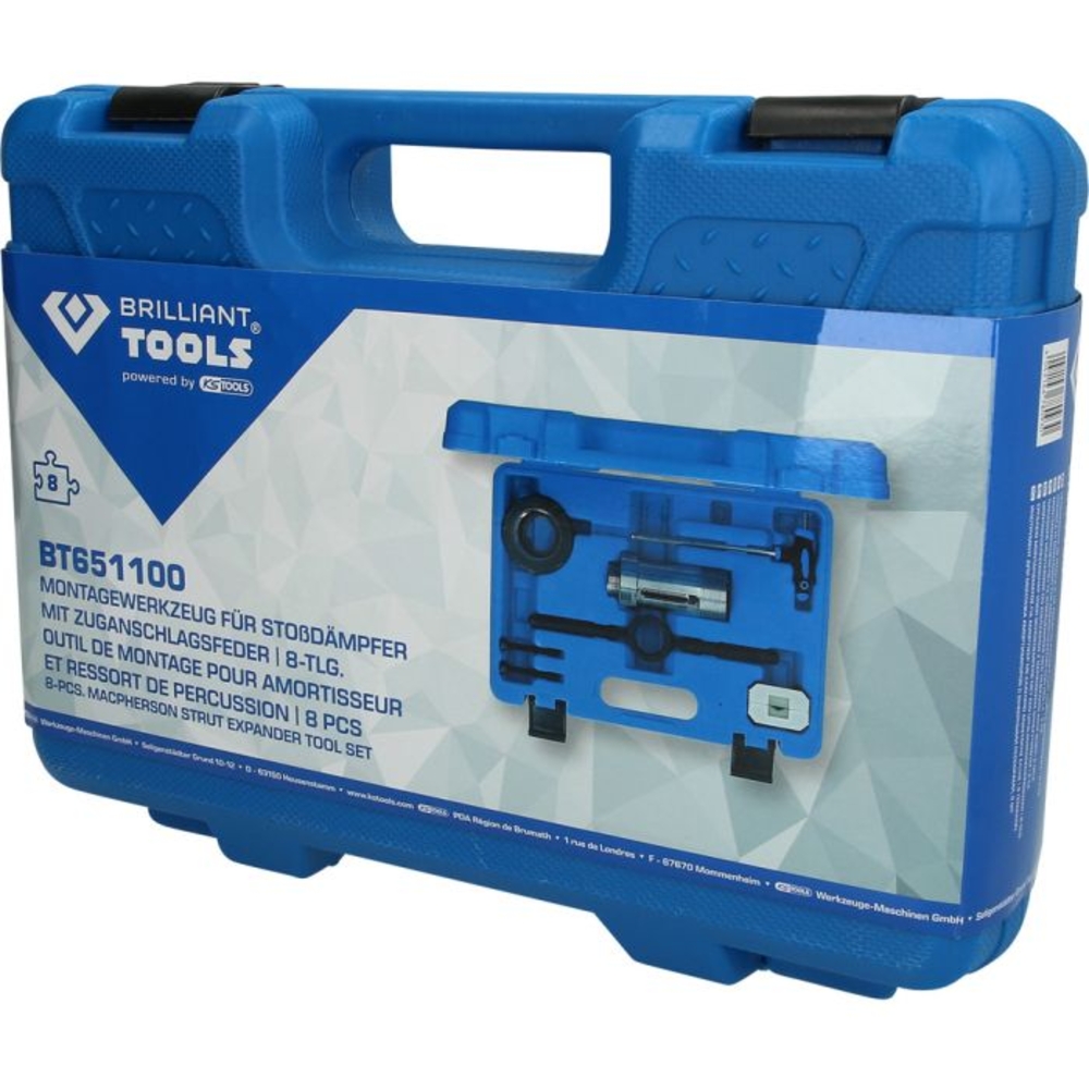 Outil de montage pour amortisseur et ressort 8 pcs BRILLIANT TOOLS - KS TOOLS - BT651100