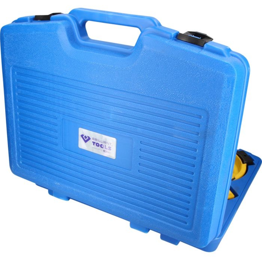 Jeu de compresseurs de ressorts 15 pcs coupelles gainées PVC BRILLIANT TOOLS - KS TOOLS - BT651200