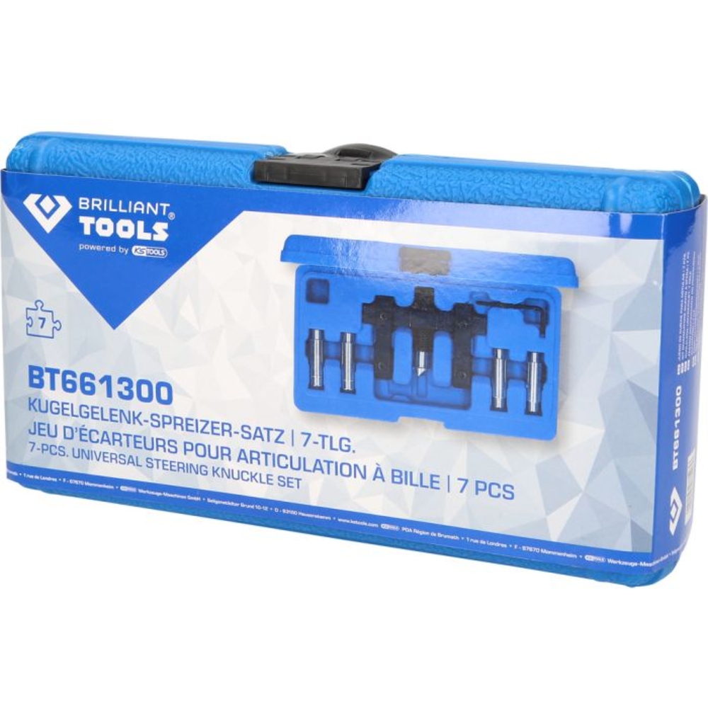 Jeu d'écarteurs de rotule 7 pcs BRILLIANT TOOLS - KS TOOLS - BT661300