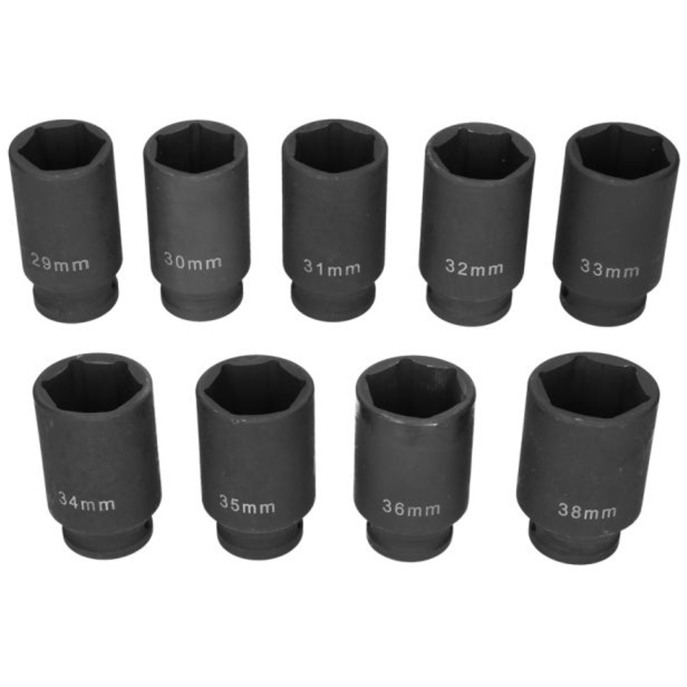 Jeu de douilles pour cardans 9 pcs BRILLIANT TOOLS - KS TOOLS - BT671000