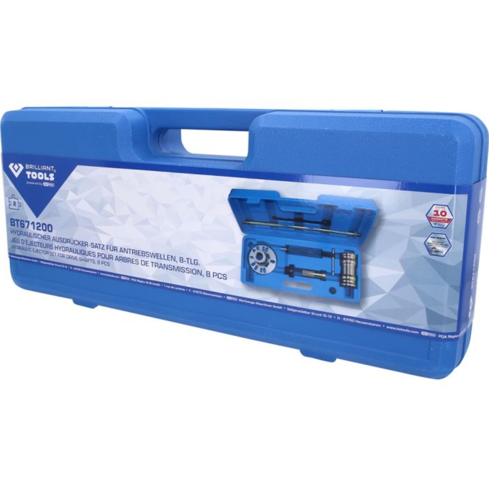 Kit d’extracteur de moyeux hydraulique 8 pcs BRILLIANT TOOLS - KS TOOLS - BT671200