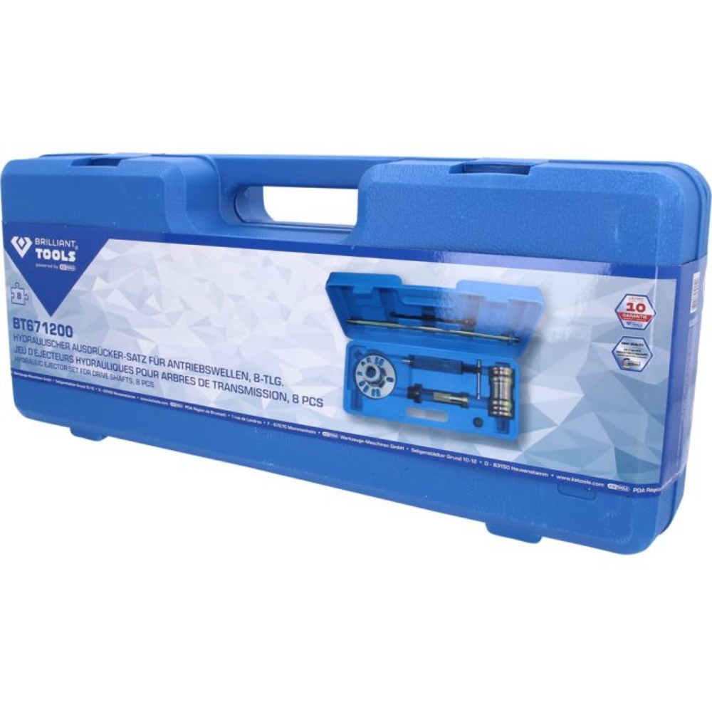 Kit d’extracteur de moyeux hydraulique 8 pcs BRILLIANT TOOLS - KS TOOLS - BT671200