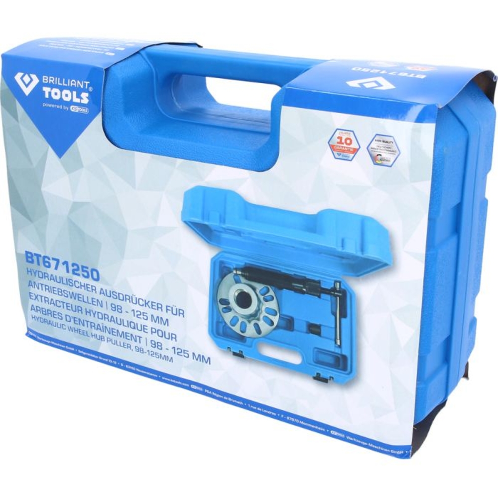 Extracteur hydraulique pour moyeux 98 mm - 125 mm BRILLIANT TOOLS - KS TOOLS - BT671250