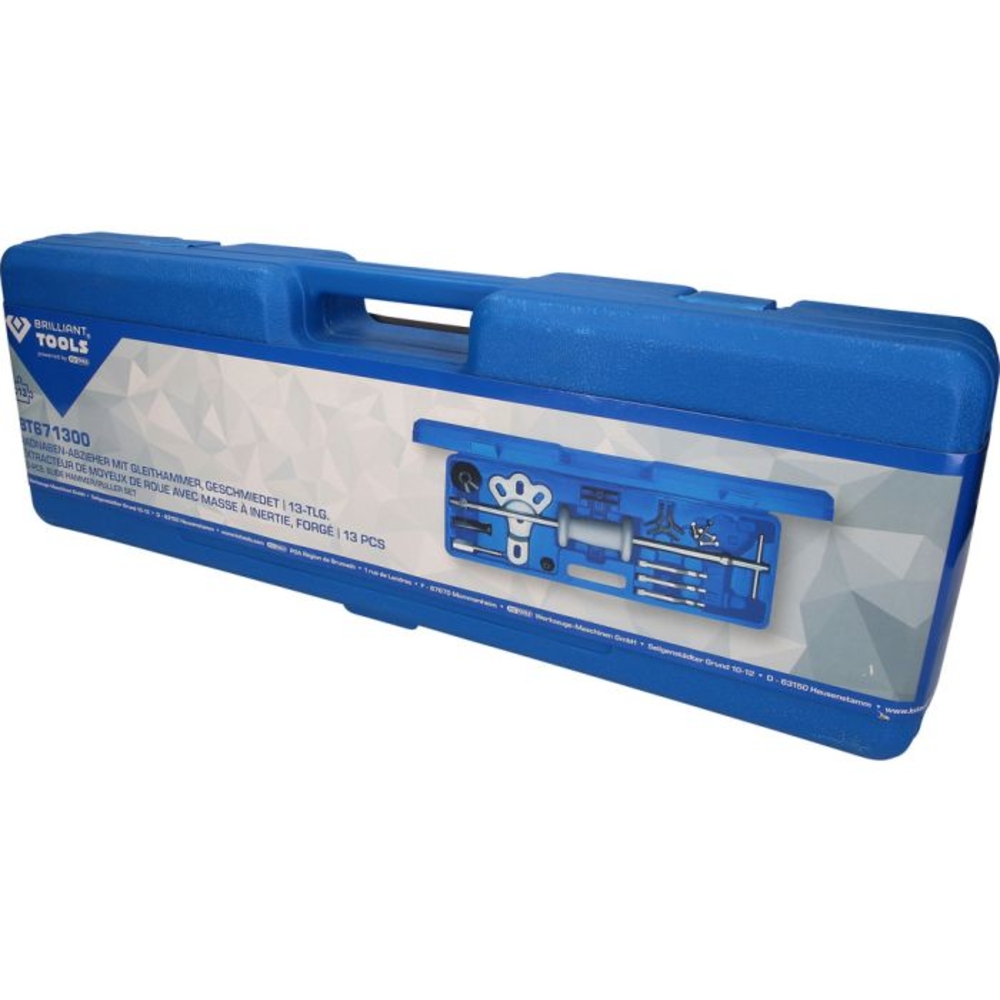 Extracteur de moyeux avec masse à inertie forgé 14 pcs BRILLIANT TOOLS - KS TOOLS - BT671300