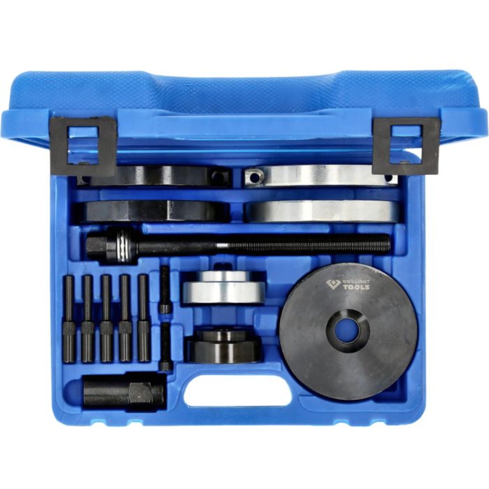 Jeu d’outils pour roulements de roues pour VAG coquille 72 mm 16 pcs BRILLIANT TOOLS - KS TOOLS - BT671450