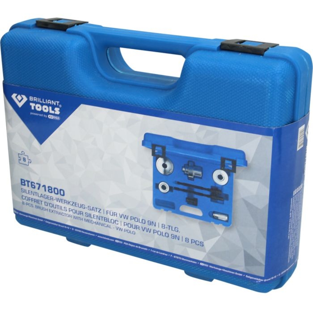 Coffret d'outils pour silent-blocs pour VW Polo 9N 8 pcs BRILLIANT TOOLS - KS TOOLS - BT671800