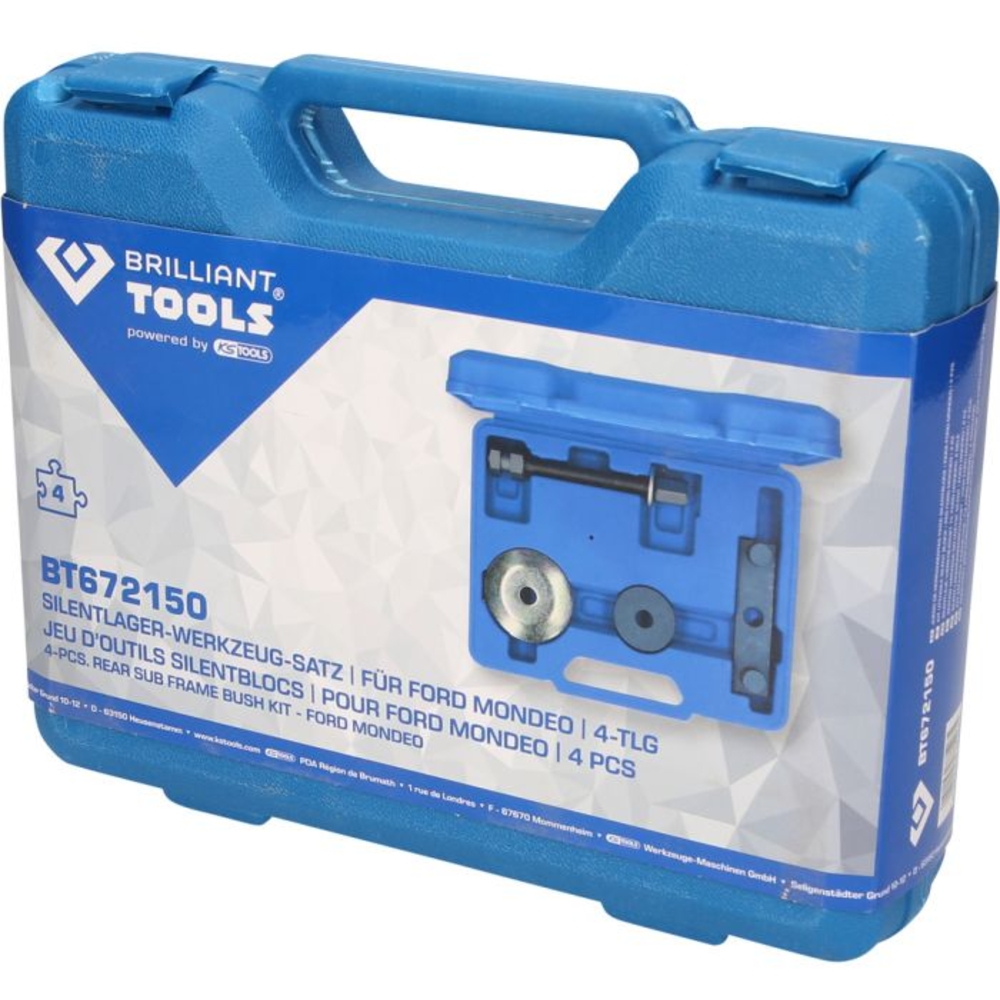 Coffret d’outils pour silent-blocs pour Ford Mondeo 4 pcs BRILLIANT TOOLS - KS TOOLS - BT672150
