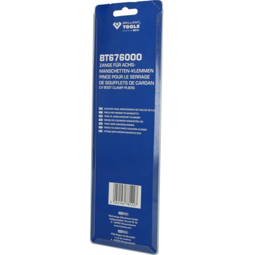 Pince de serrage pour colliers de soufflets de cardan BRILLIANT TOOLS - KS TOOLS - BT676000