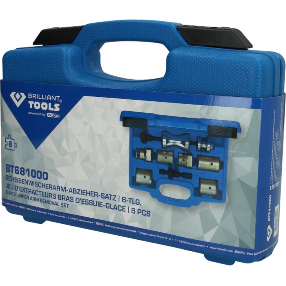 Coffret d'extracteurs bras d’essuie-glaces 8 pcs BRILLIANT TOOLS - KS TOOLS - BT681000