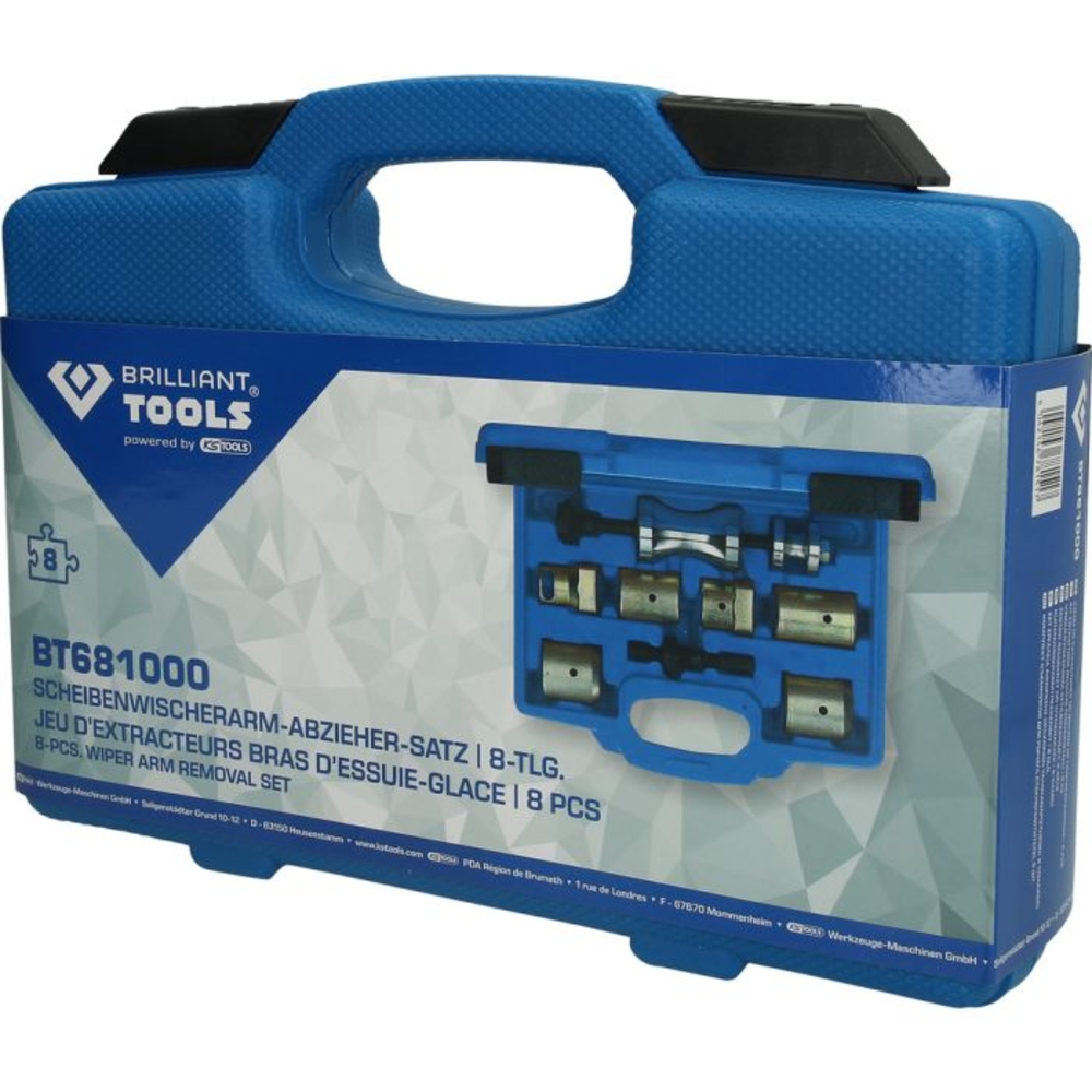 Coffret d'extracteurs bras d’essuie-glaces 8 pcs BRILLIANT TOOLS - KS TOOLS - BT681000