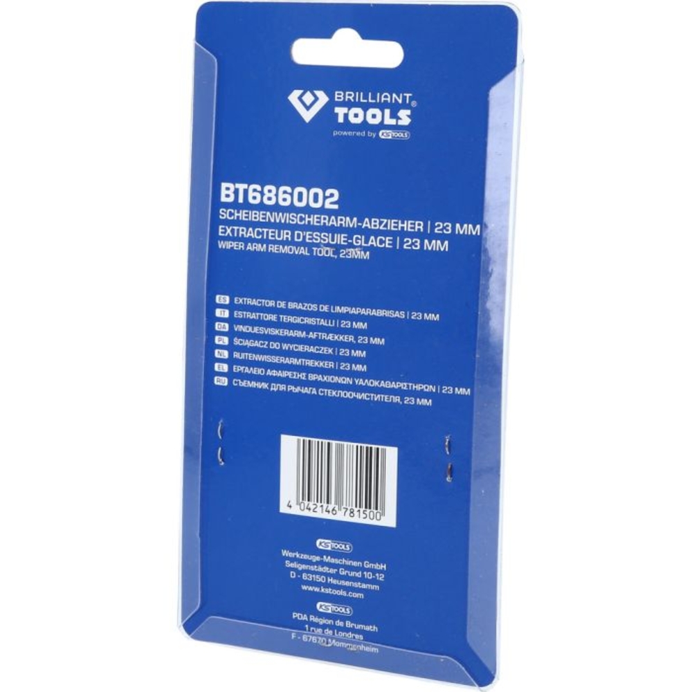 Extracteur pour bras d’essuie-glace 16mm BRILLIANT TOOLS - KS TOOLS - BT686002