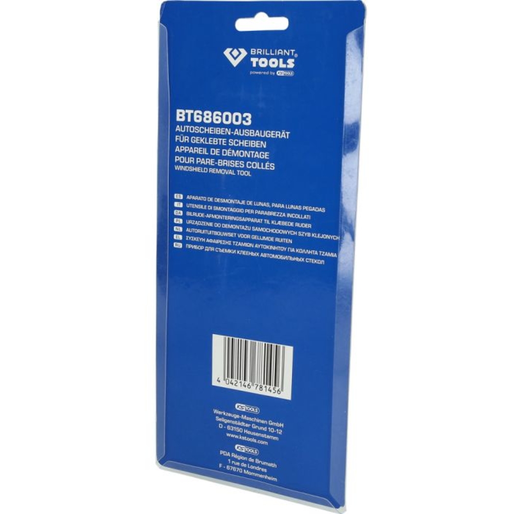 Couteau à pare-brise pour les vitres collées BRILLIANT TOOLS - KS TOOLS - BT686003