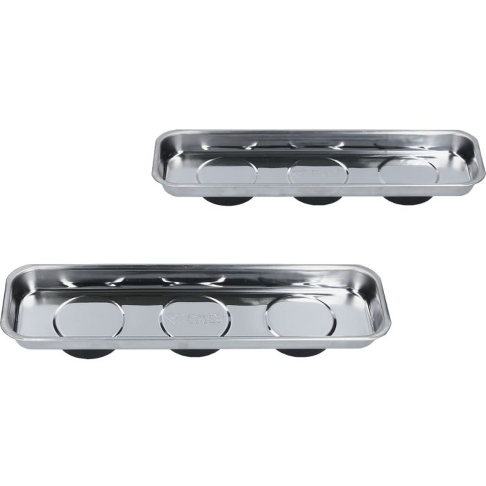 Plateaux magnétiques en inox 65x226mm 2 pcs BRILLIANT TOOLS - KS TOOLS - BT691155