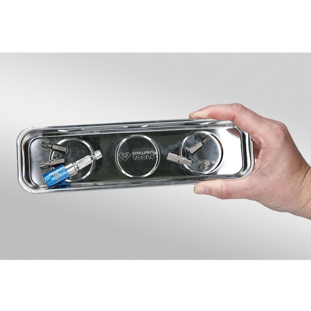 Plateaux magnétiques en inox 65x226mm 2 pcs BRILLIANT TOOLS - KS TOOLS - BT691155