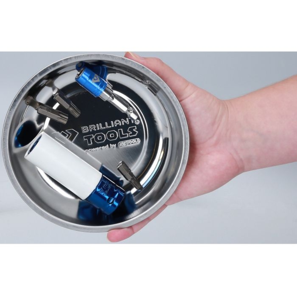 Soucoupe magnétique en inox D150mm BRILLIANT TOOLS - KS TOOLS - BT691160