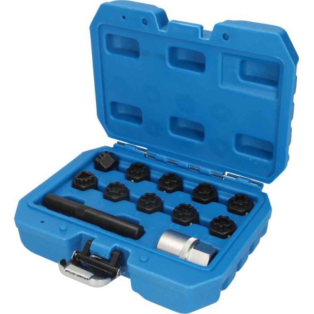 Coffret de démontage d'écrous antivols pour Mercedes 12 pcs BRILLIANT TOOLS - KS TOOLS - BT691210