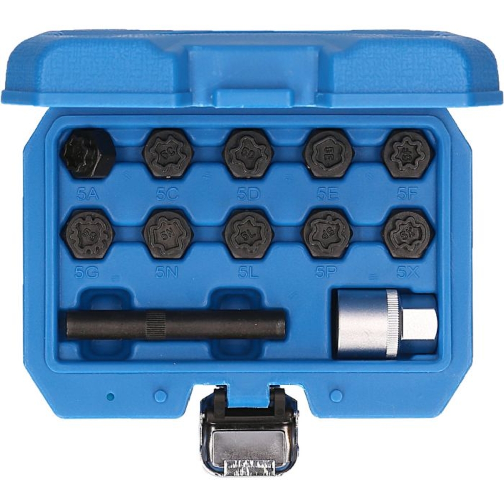 Coffret de démontage d'écrous antivols pour Mercedes 12 pcs BRILLIANT TOOLS - KS TOOLS - BT691210