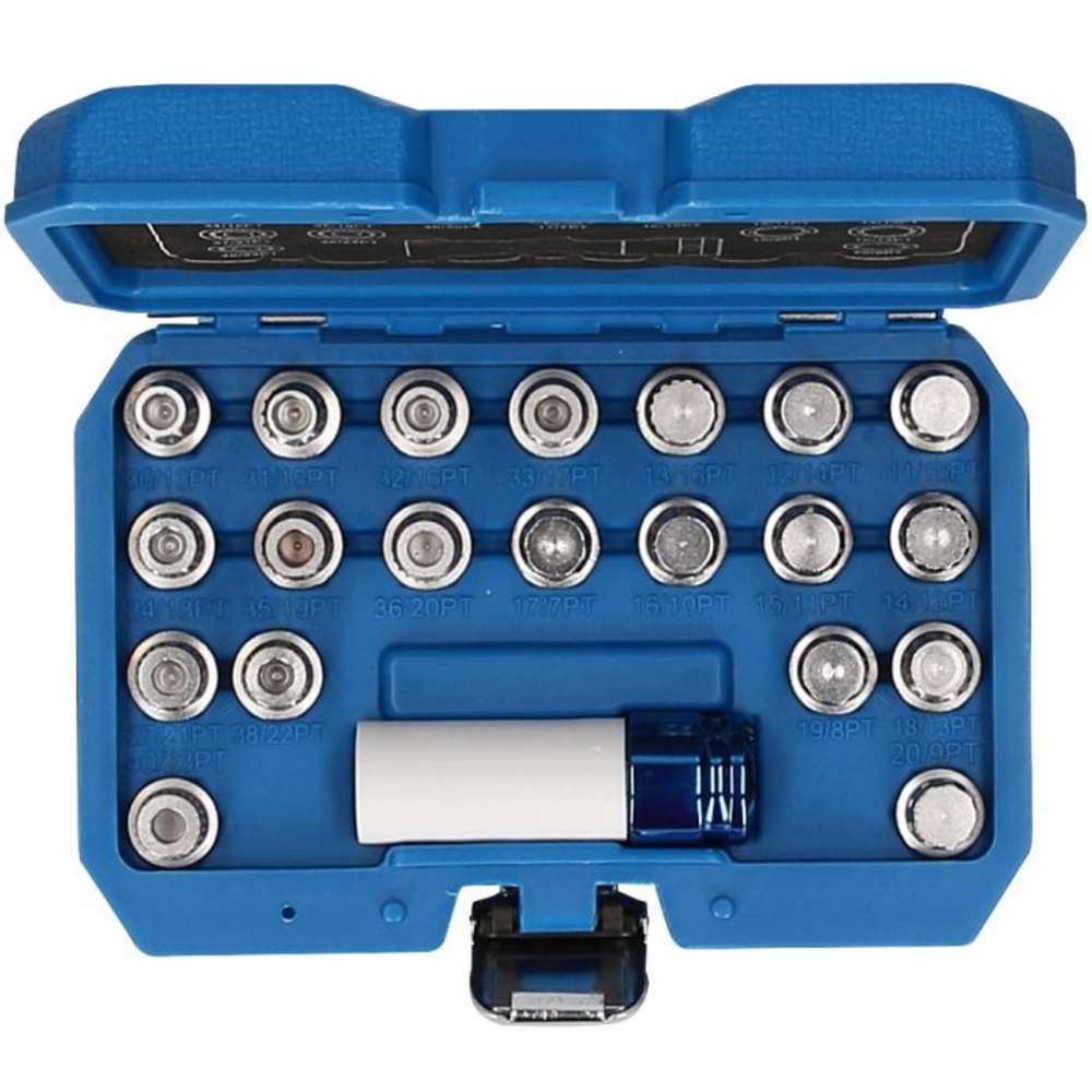 Coffret de démontage d'écrous antivols pour BMW 21 pcs BRILLIANT TOOLS - KS TOOLS - BT691230