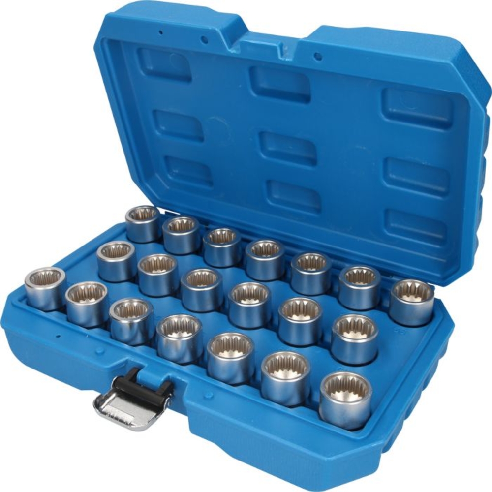 Coffret de démontage d'écrous antivols pour Porsche 21 pcs BRILLIANT TOOLS - KS TOOLS - BT691330