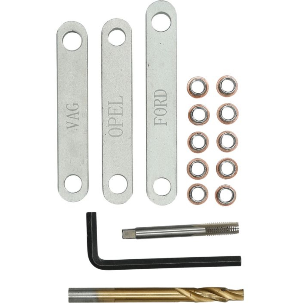 Coffret de réparation pour filetage de frein M9 x 1,25, 16 pcs BRILLIANT TOOLS - KS TOOLS - BT701100