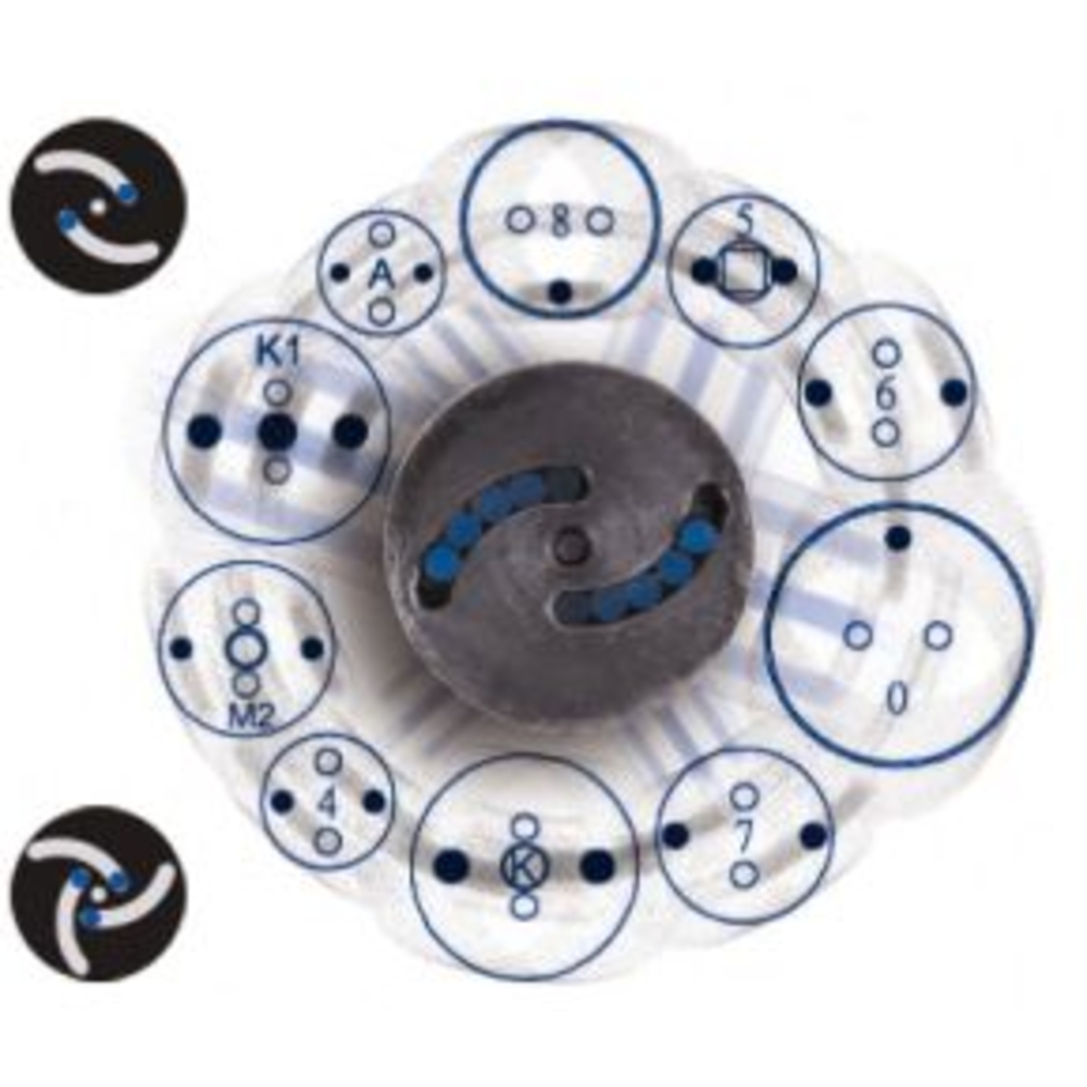 Coffret de repousse-piston de frein universel 6 pcs BRILLIANT TOOLS - KS TOOLS - BT701150