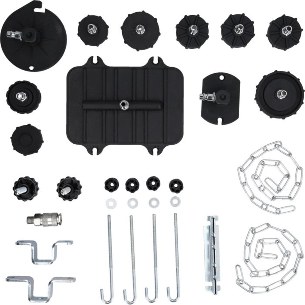 Jeu d'adaptateurs universels pour purgeur de frein 20 pcs BRILLIANT TOOLS - KS TOOLS - BT701220