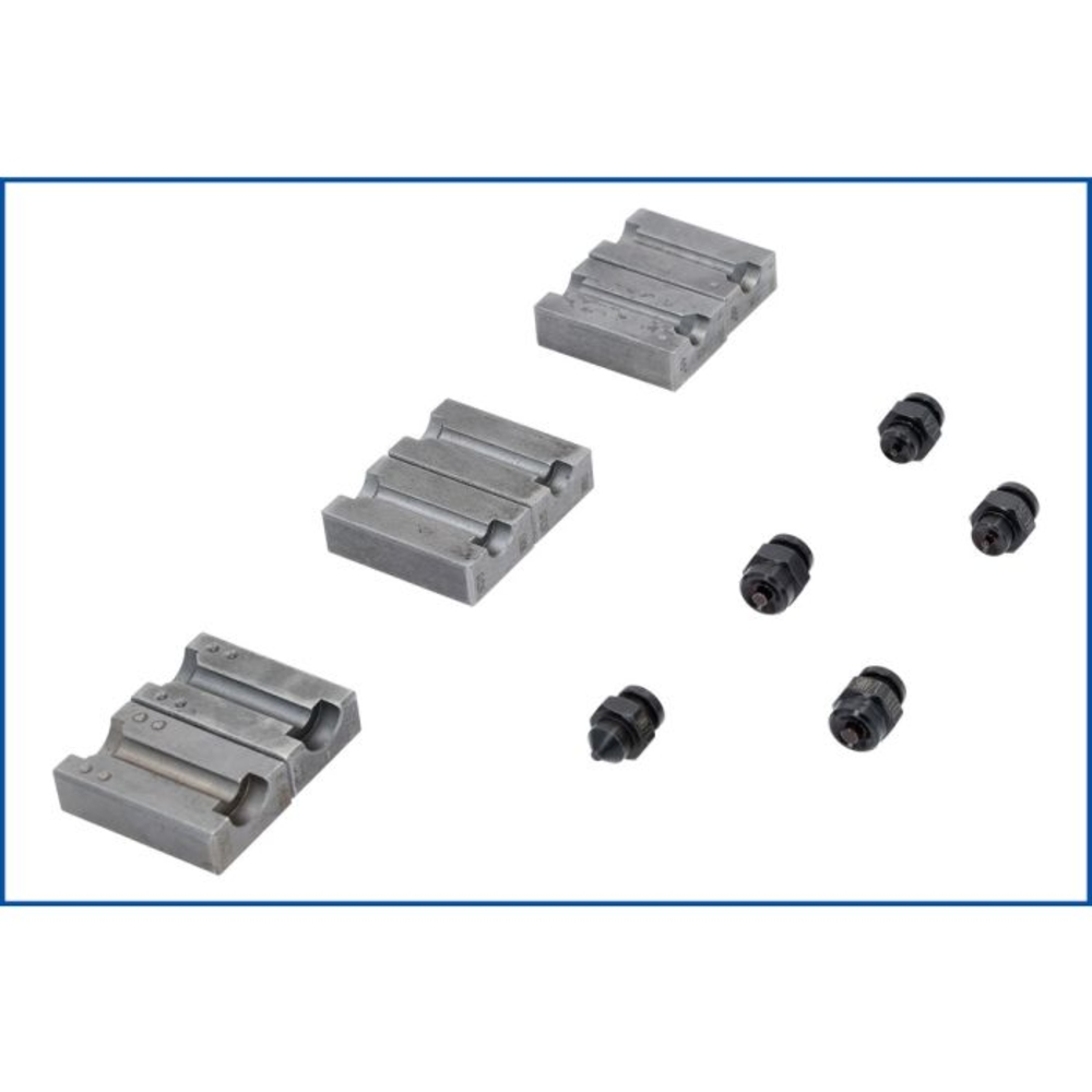 Appareil à collets pour conduites de frein avec vérin hydraulique 16 pcs BRILLIANT TOOLS - KS TOOLS - BT701300
