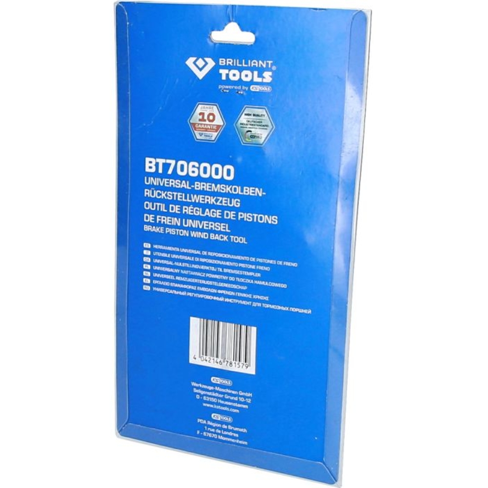 Repousse-piston de frein universel BRILLIANT TOOLS - KS TOOLS - BT706000