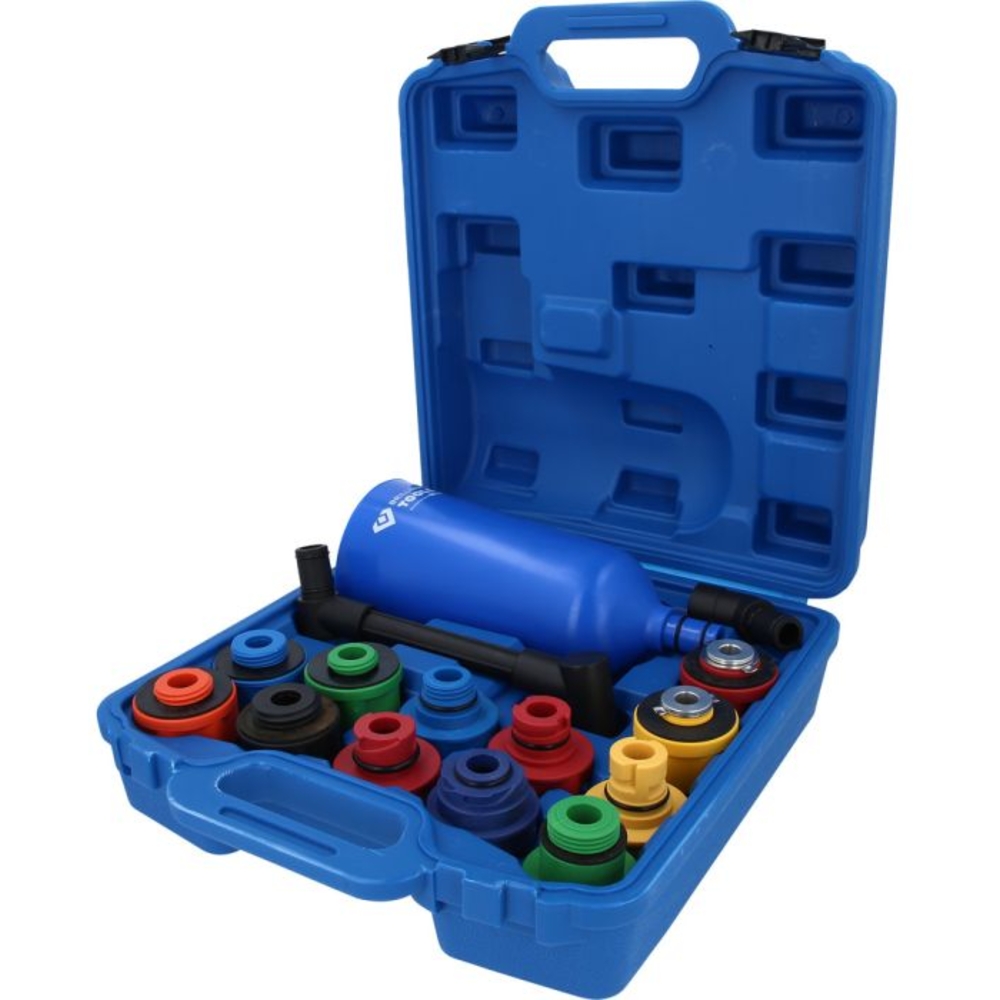 Coffret de remplissage d'huile avec adaptateurs et bras rotatif, universel 15 pcs BRILLIANT TOOLS - KS TOOLS - BT711110