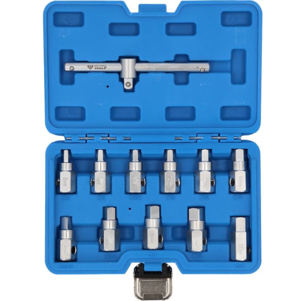 Coffret de douilles pour vidange d’huile 12 pcs BRILLIANT TOOLS - KS TOOLS - BT711150