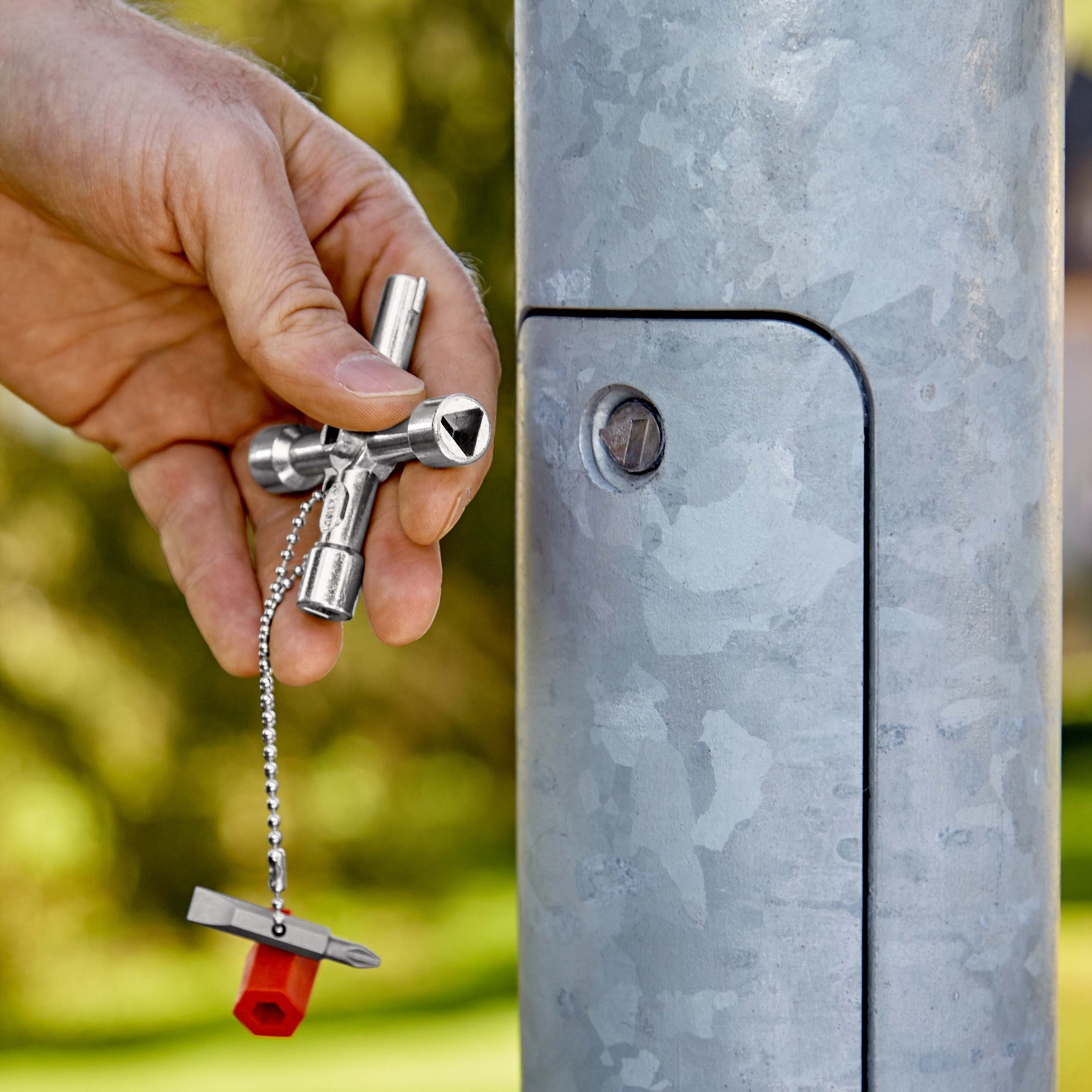 Profi-Key Clé pour systèmes de fermeture standard - 76mm - Poignées longues KNIPEX - 001103