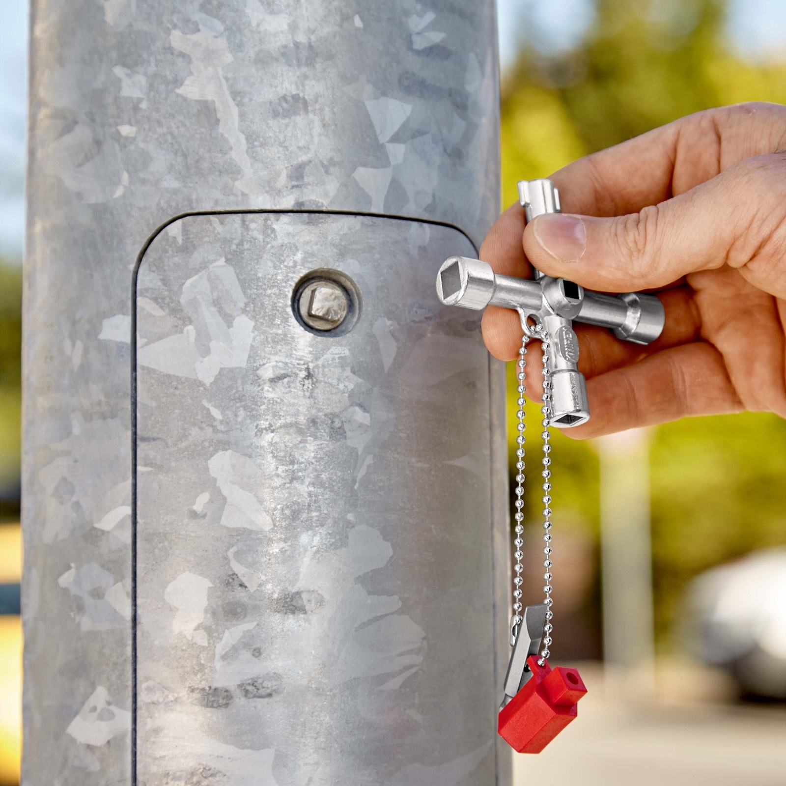 Profi-Key Clé pour systèmes de fermeture standard - 76mm - Poignées longues KNIPEX - 001103