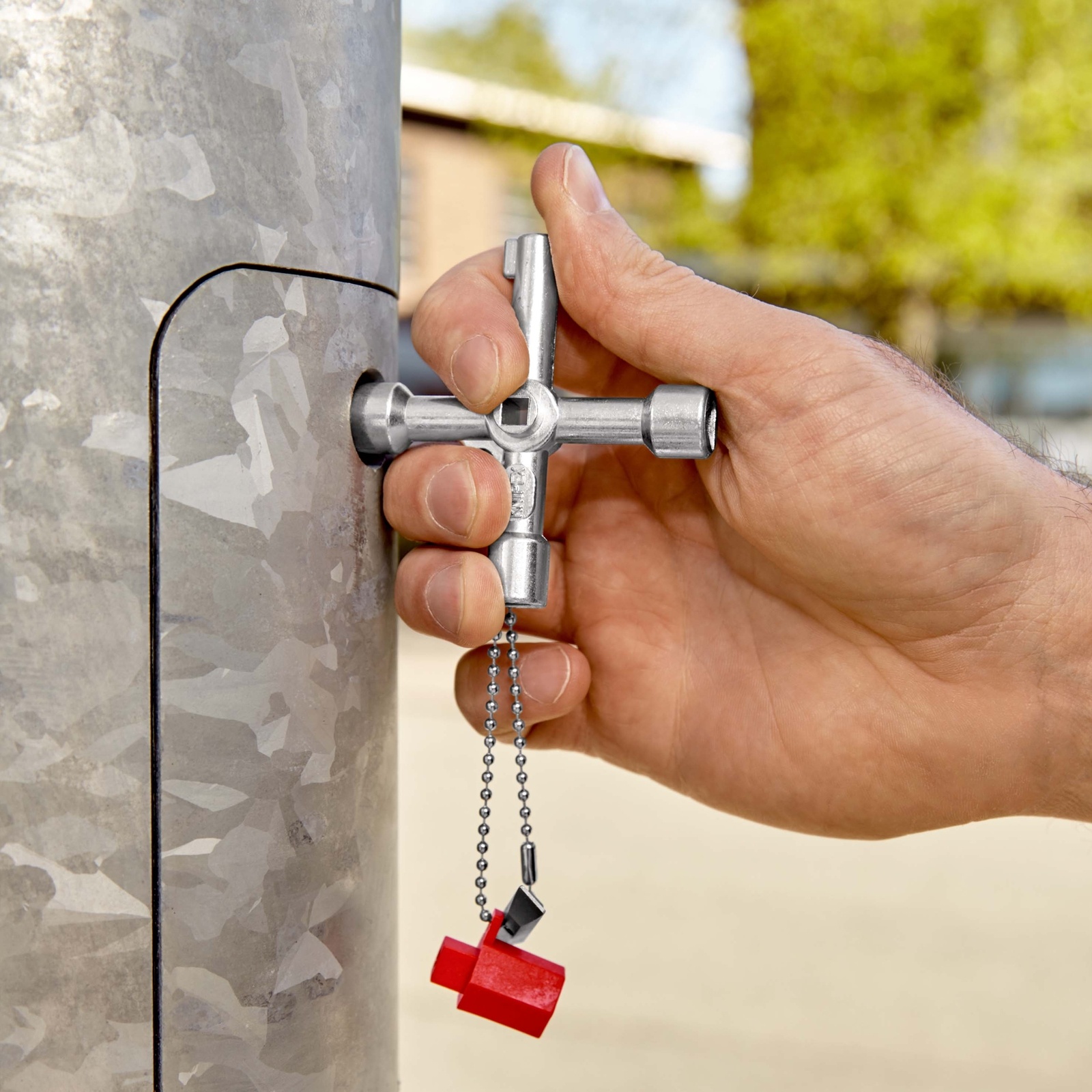 Profi-Key Clé pour systèmes de fermeture standard - 76mm - Poignées longues KNIPEX - 001103