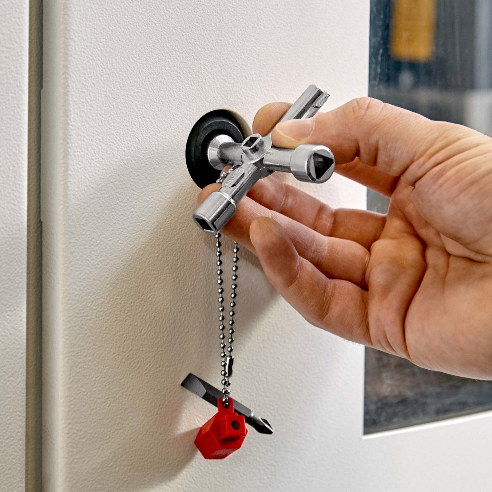Profi-Key Clé pour systèmes de fermeture standard - 76mm - Poignées longues KNIPEX - 001103