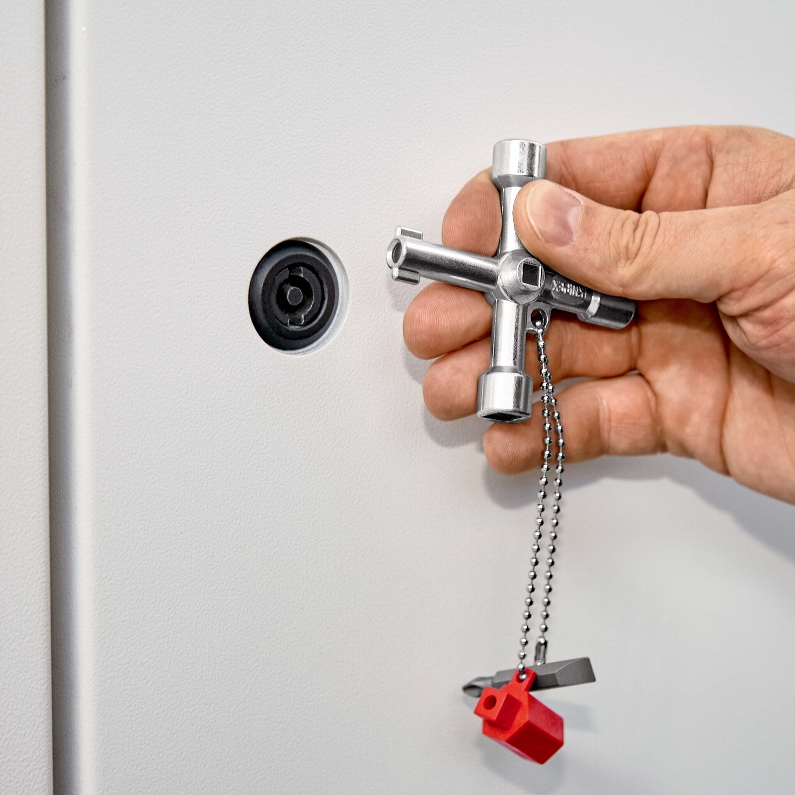Profi-Key Clé pour systèmes de fermeture standard - 76mm - Poignées longues KNIPEX - 001103