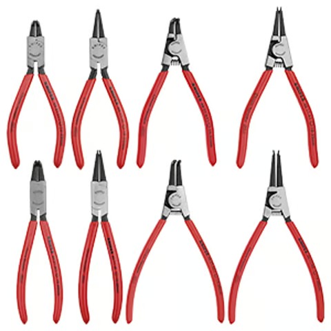 Jeu de 8 pinces pour circlips KNIPEX - 00 20 04 V01