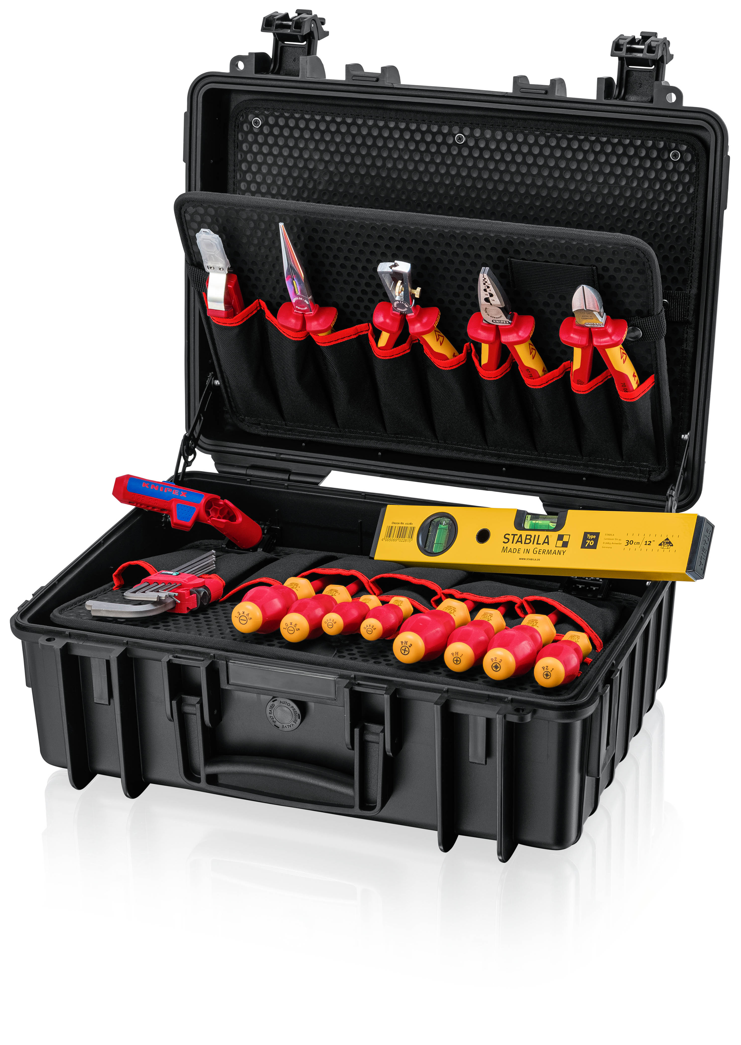 Mallette à outils « Robust23 Start » Électro 24 outils KNIPEX - 002134HLS2