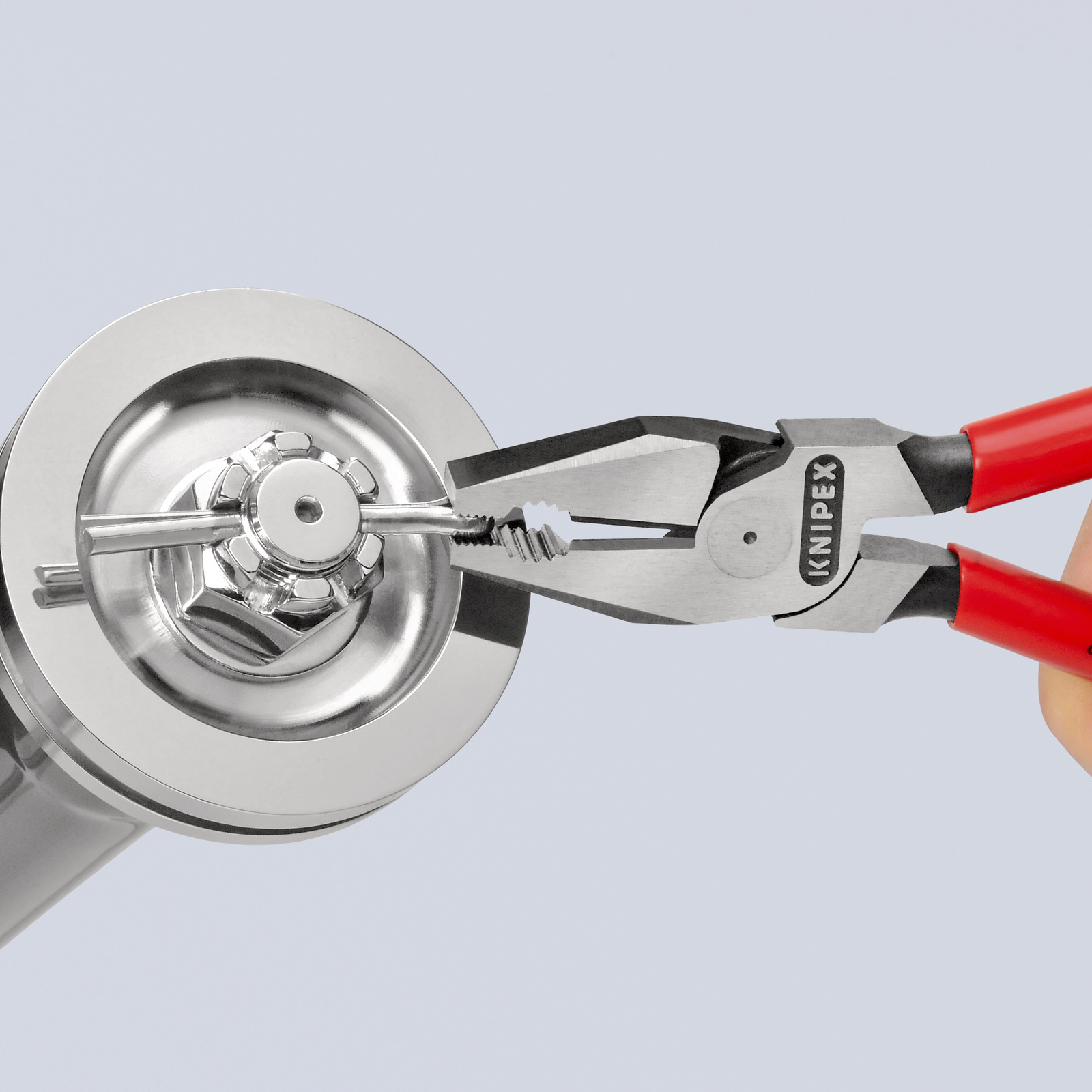 Pince universelle à forte démultiplication 200mm - Gainage PVC KNIPEX - 0201200