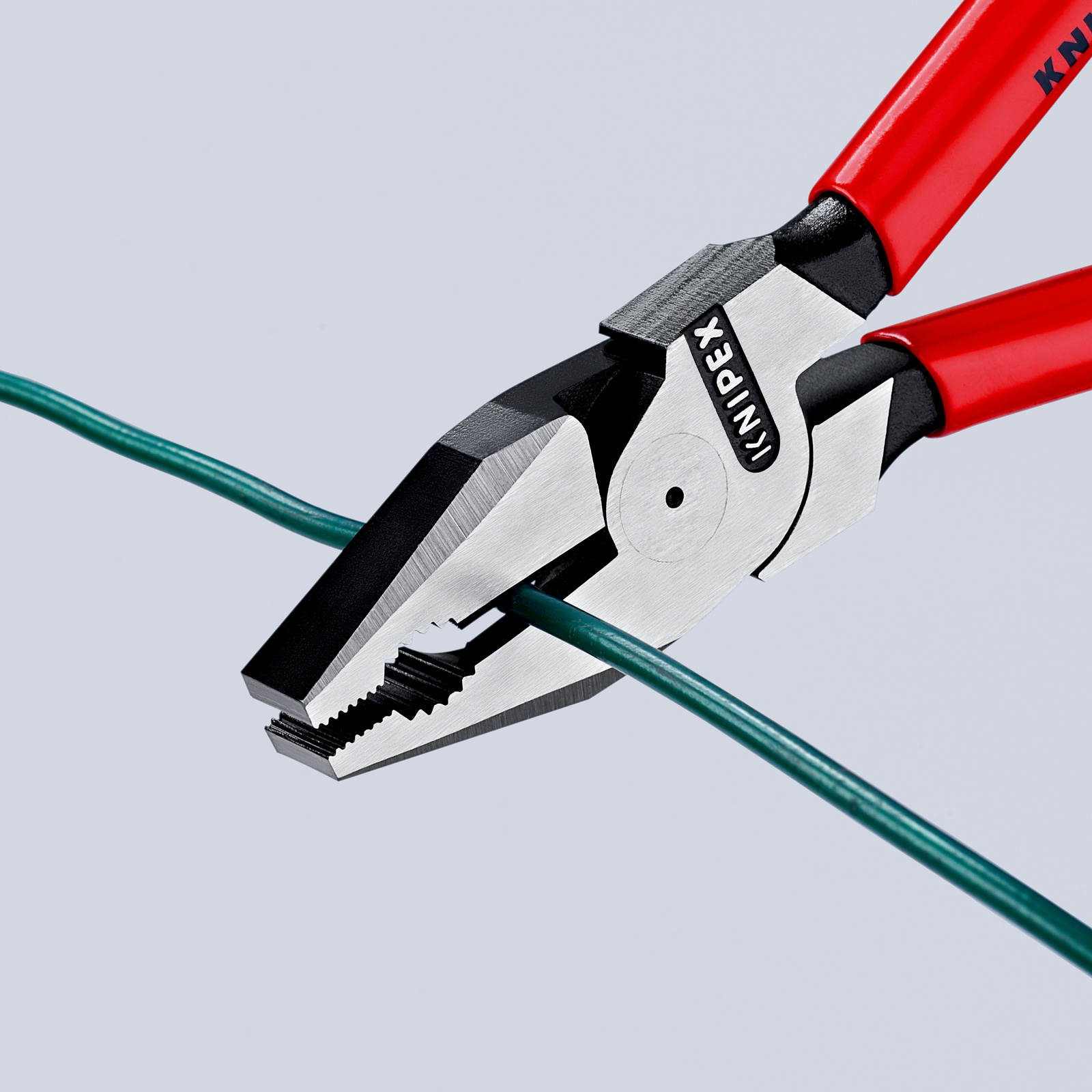 Pince universelle à forte démultiplication 225mm - Gainage PVC KNIPEX - 0201225