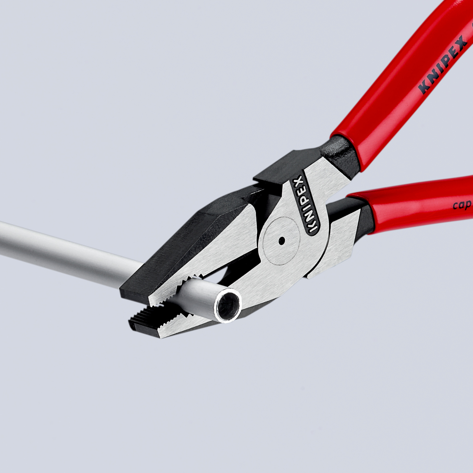 Pince universelle à forte démultiplication 225mm - Gainage PVC KNIPEX - 0201225